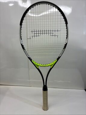 Slazenger Black and Neon Green Tennis Racket